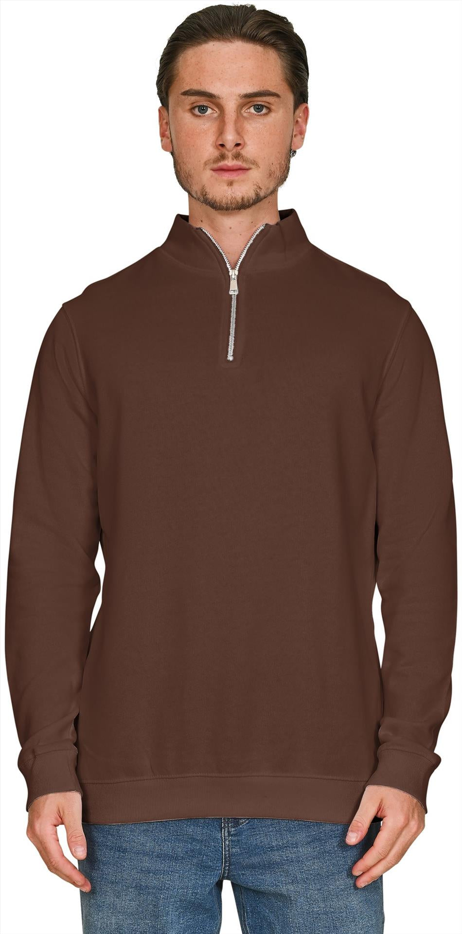 CRBSW50 - Casual Core Combed 280 Regular Quarter Zip Sweat