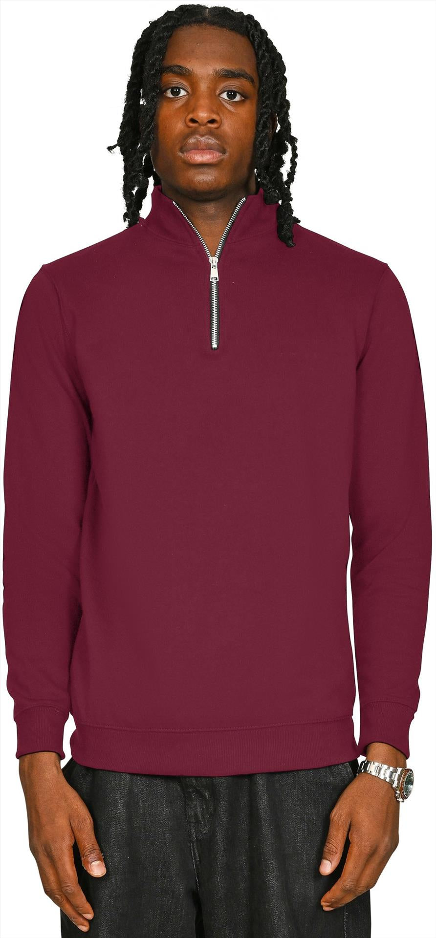 CRBSW50 - Casual Core Combed 280 Regular Quarter Zip Sweat