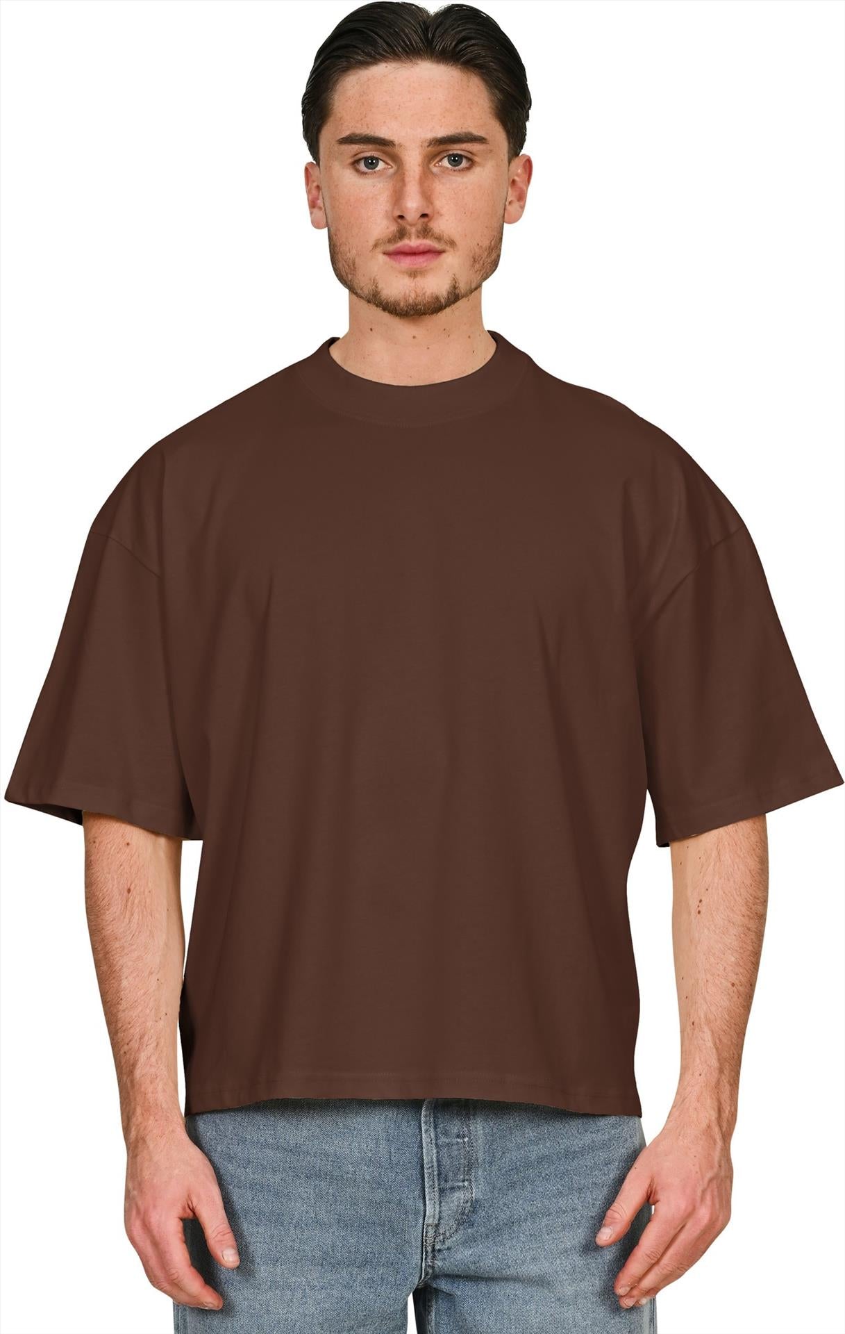 CRBT200 - Casual Premium Combed 220 Boxy Oversize Extended Neck Tee