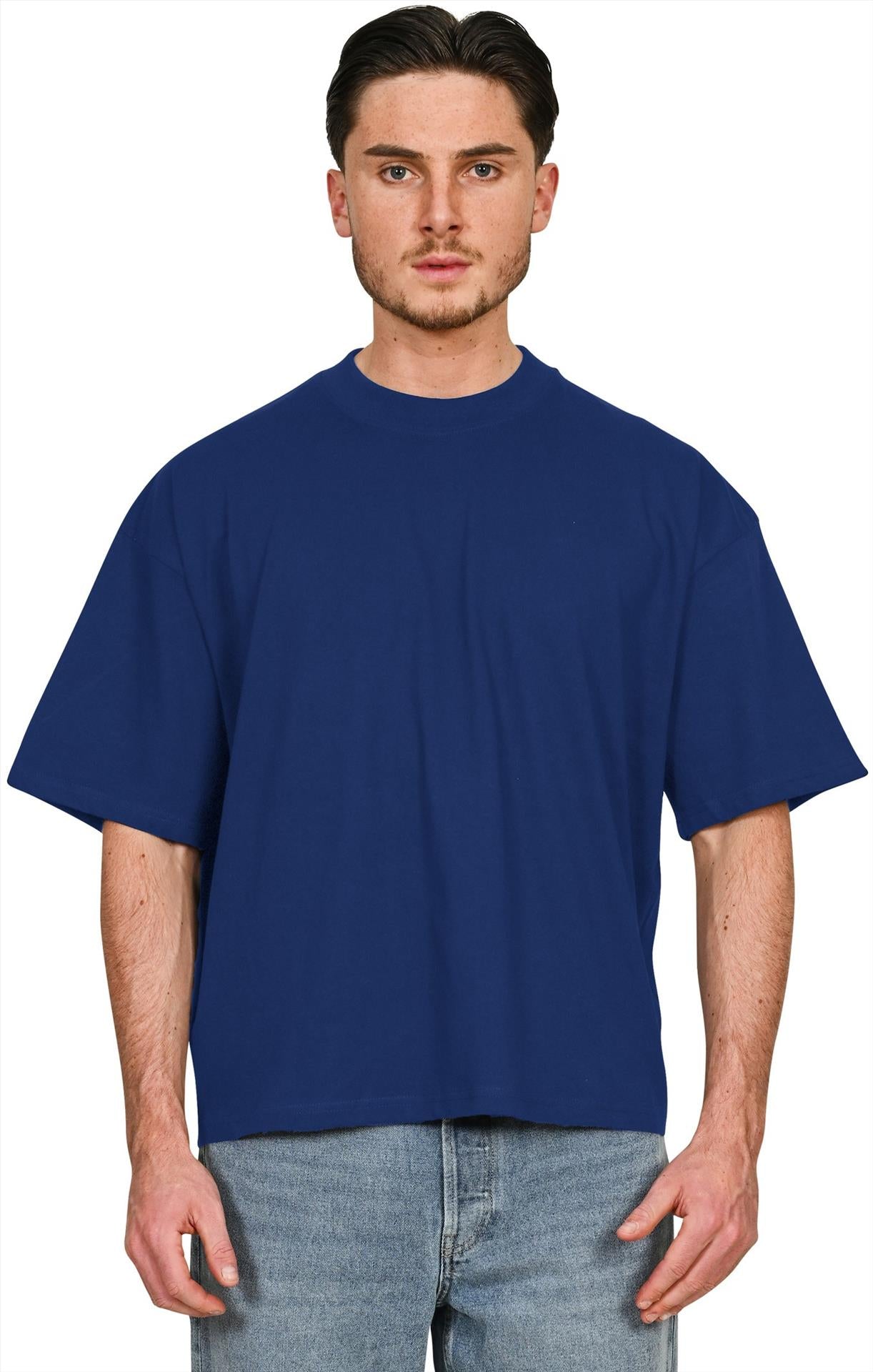 CRBT200 - Casual Premium Combed 220 Boxy Oversize Extended Neck Tee