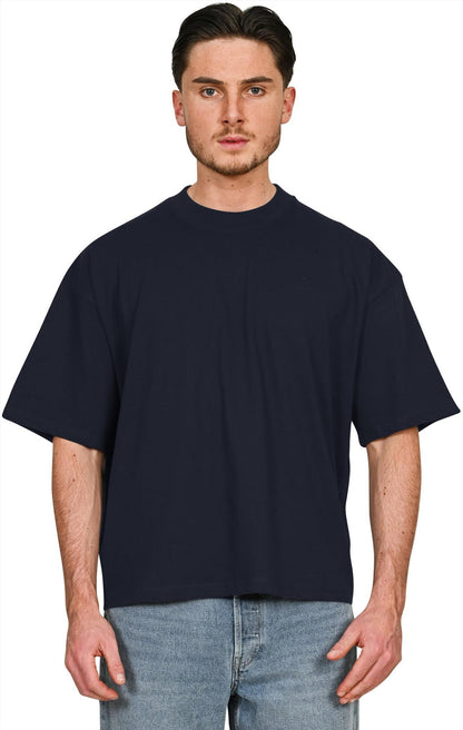 CRBT200 - Casual Premium Combed 220 Boxy Oversize Extended Neck Tee