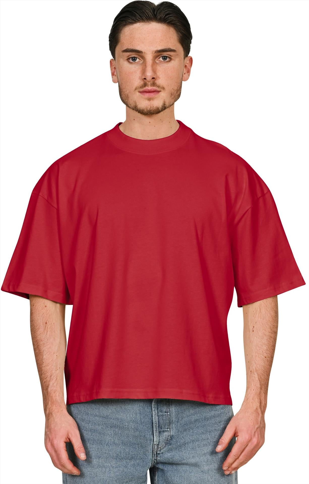 CRBT200 - Casual Premium Combed 220 Boxy Oversize Extended Neck Tee