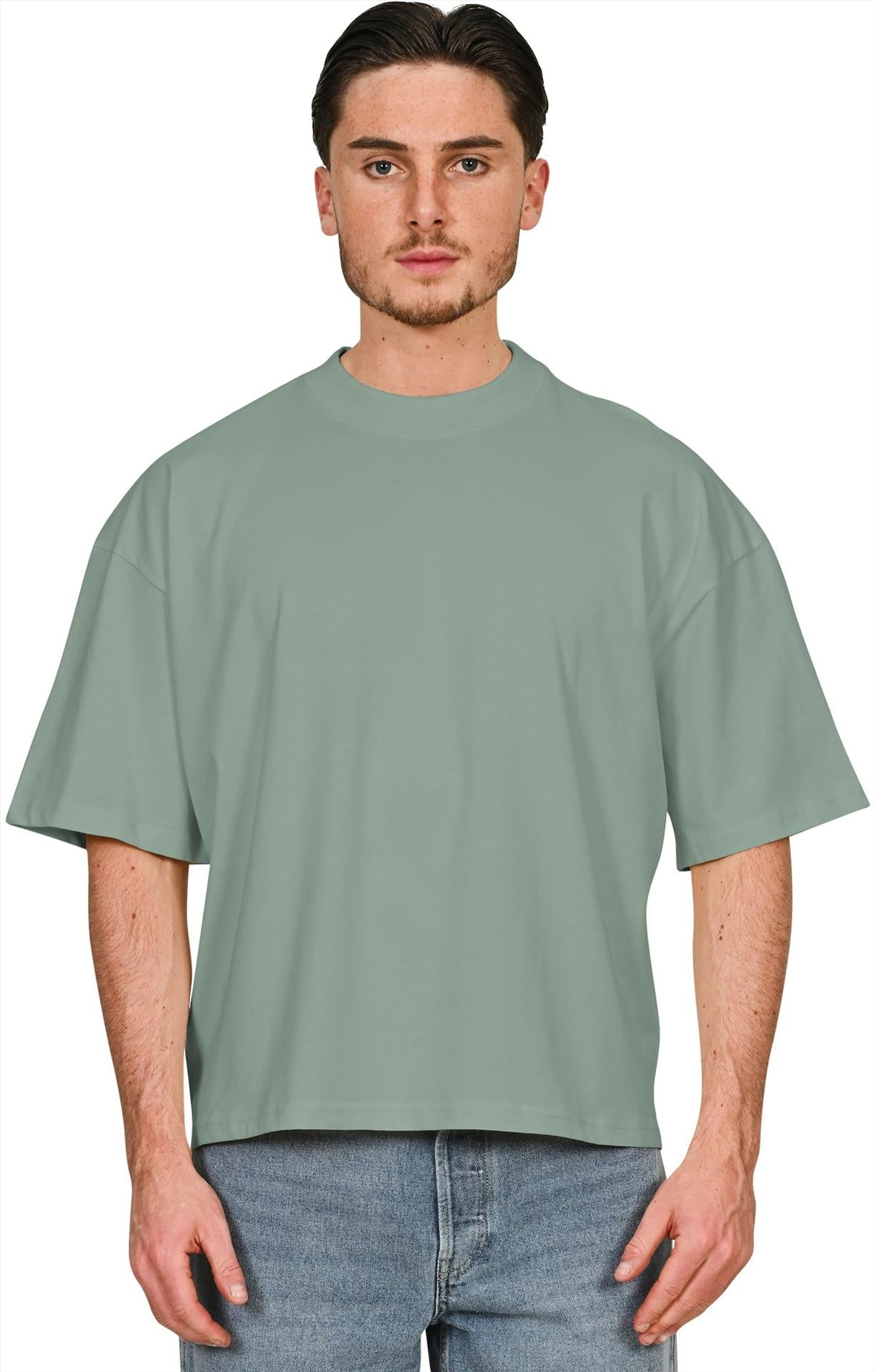 CRBT200 - Casual Premium Combed 220 Boxy Oversize Extended Neck Tee