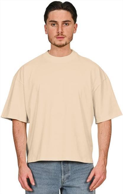 CRBT200 - Casual Premium Combed 220 Boxy Oversize Extended Neck Tee