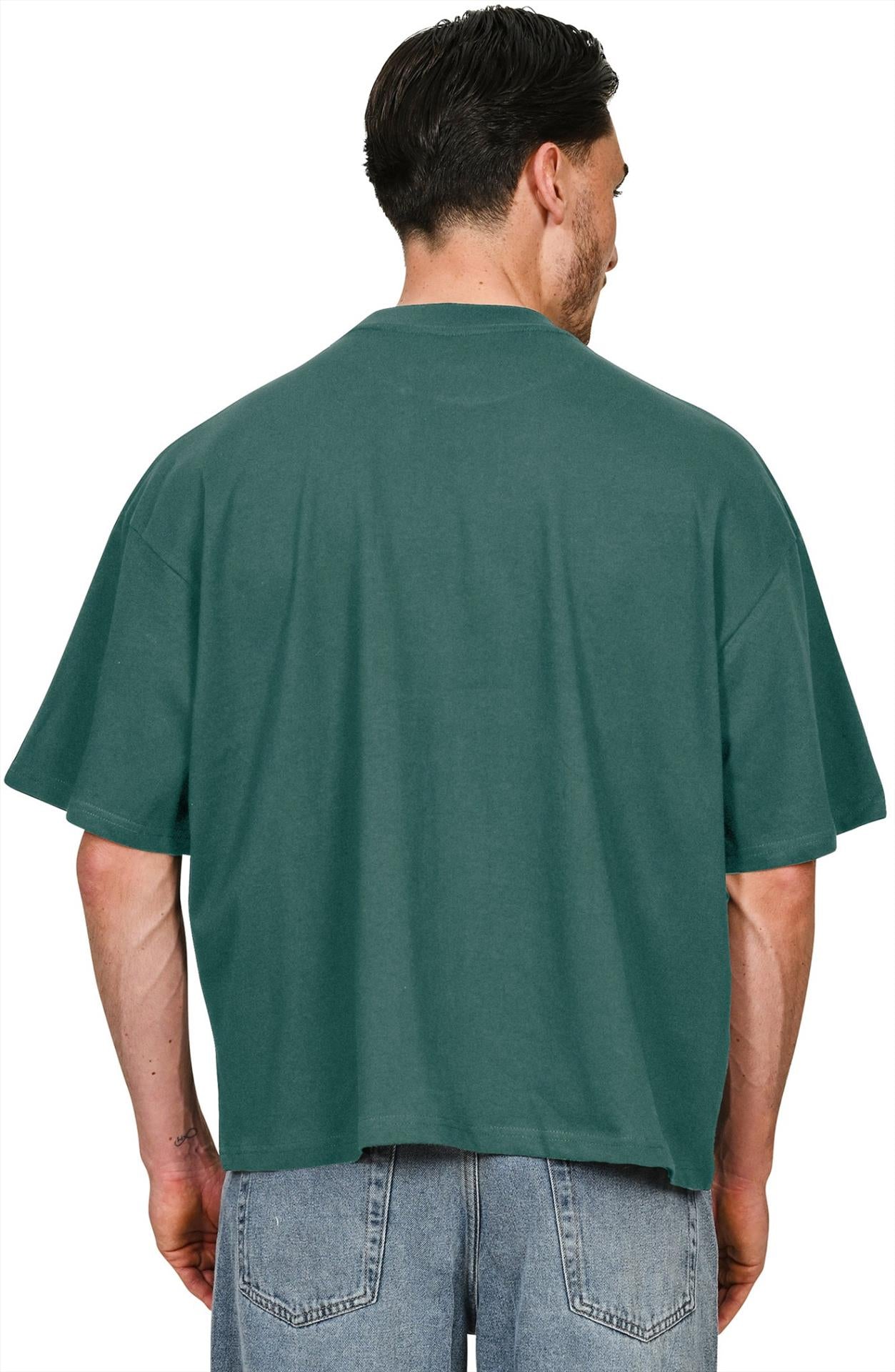 CRBTAC200 - Casual Premium Combed 220 Acid Boxy Oversize Extended Neck Tee