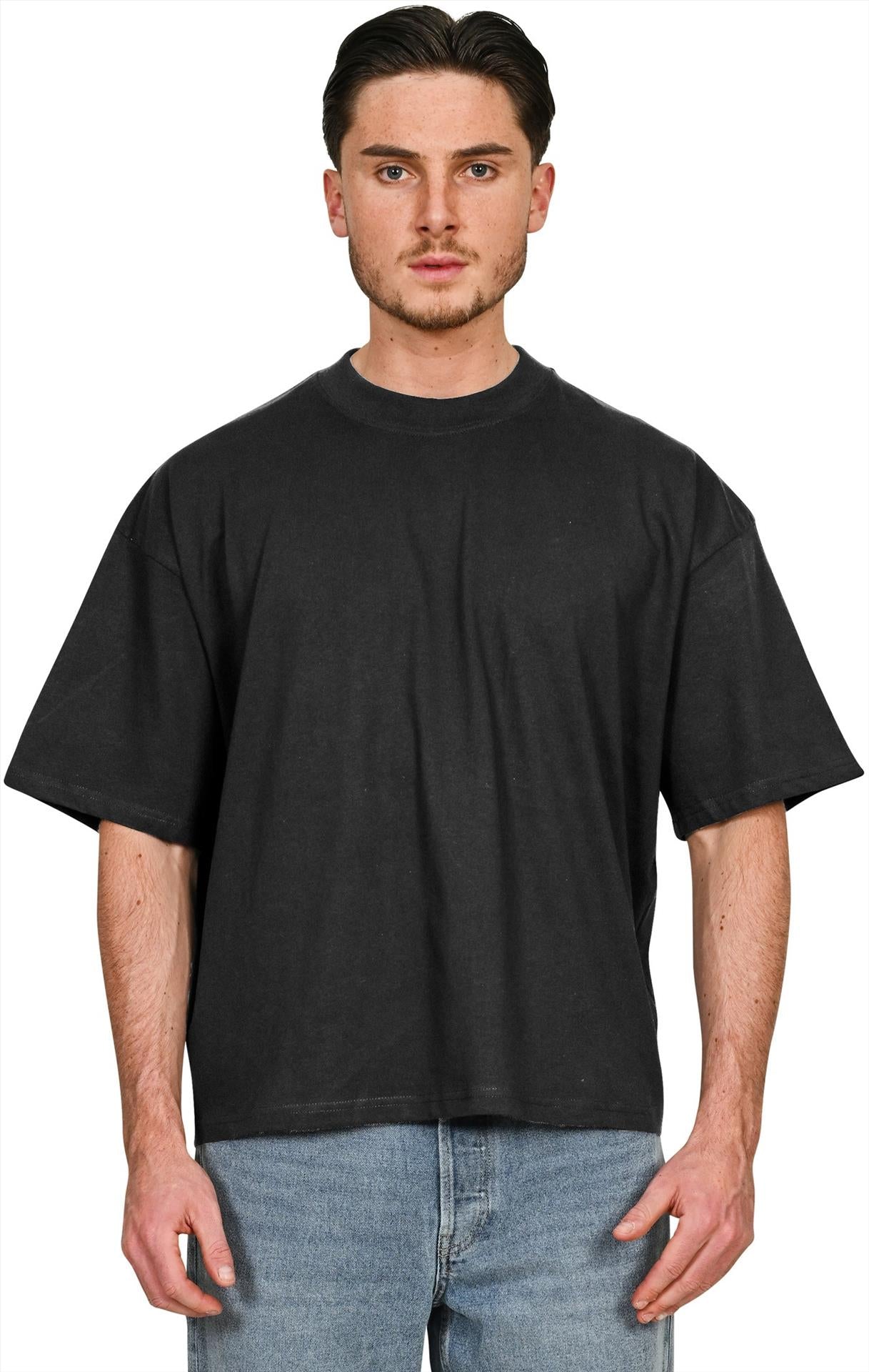 CRBTAC200 - Casual Premium Combed 220 Acid Boxy Oversize Extended Neck Tee