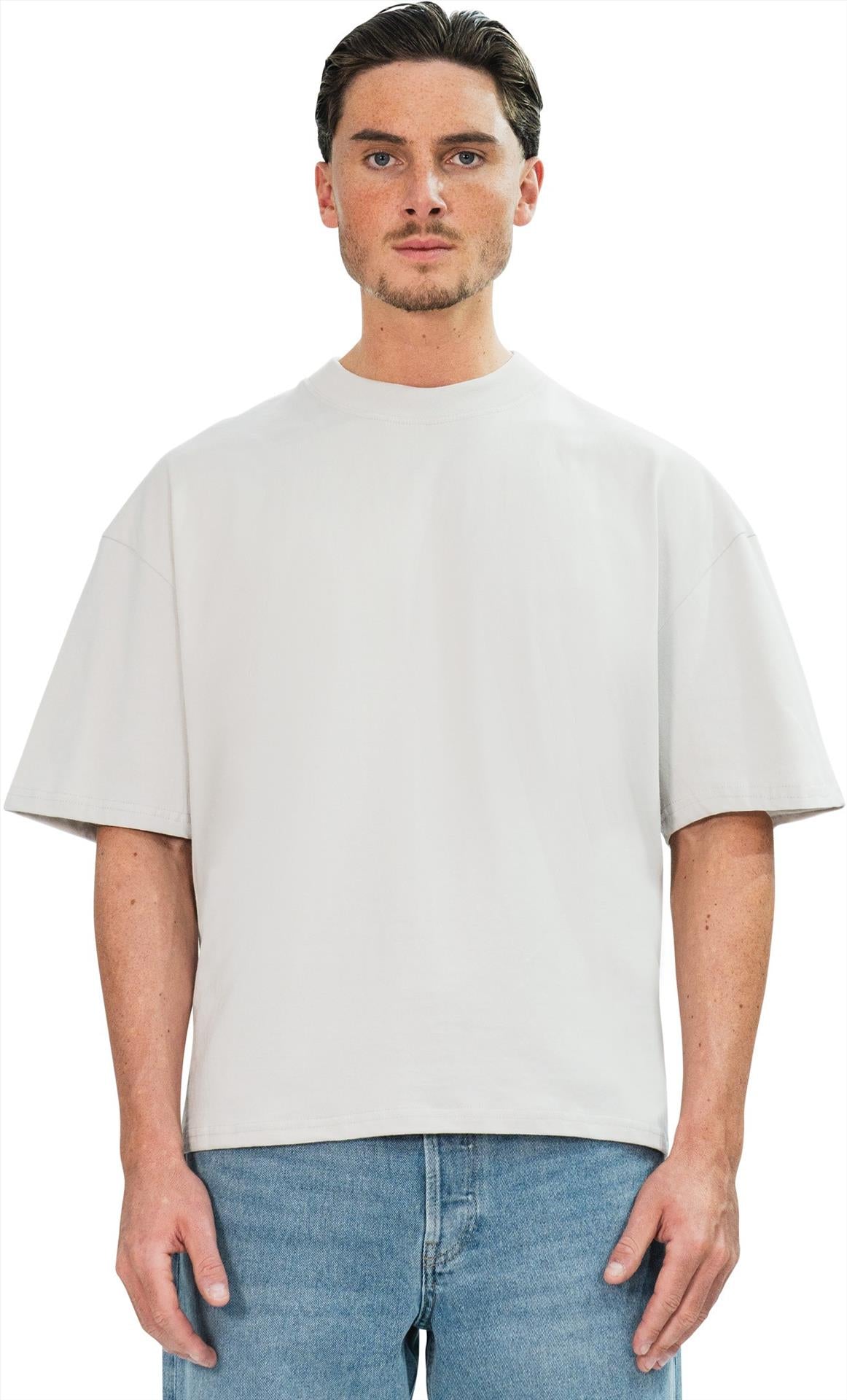 CRBT200 - Casual Premium Combed 220 Boxy Oversize Extended Neck Tee