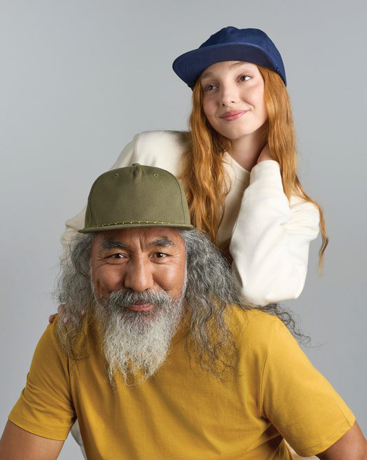 ACCHAO - Atlantis Chao 5 Panel Unstructured Low Profile Flat Visor With Rope Organic Cap