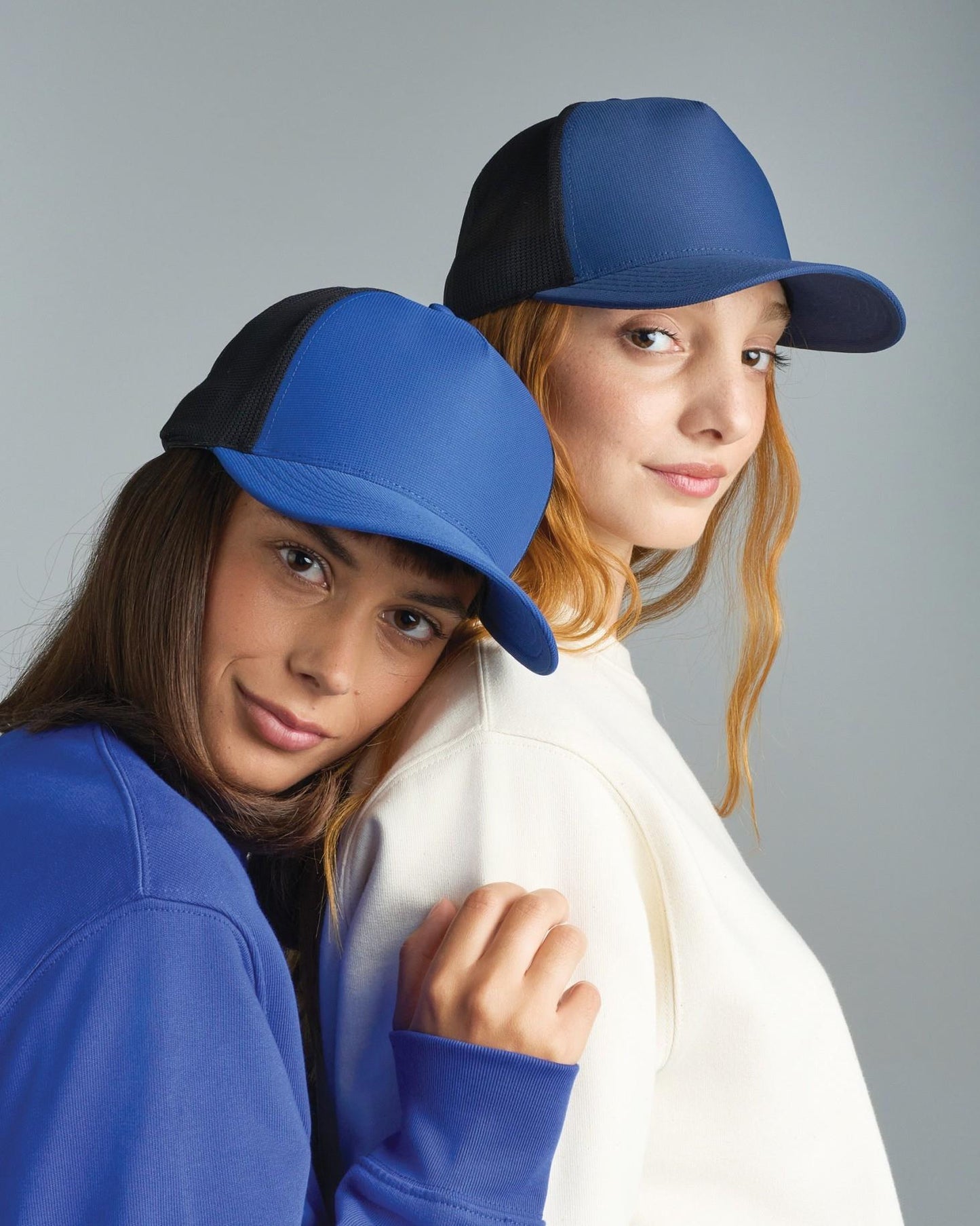ACDEMC - Atlantis Dempo 5 Panel Unstructured Mid Profile Mid Visor Textured Stretch Recycled Trucker Cap