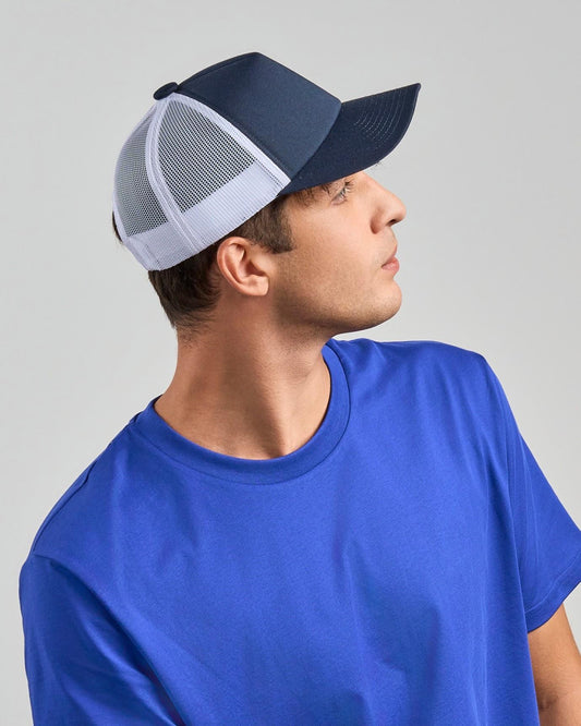 ACRCRD - Atlantis Record S 5 Panel Structured High Profile Mid Visor Recycled Trucker Cap
