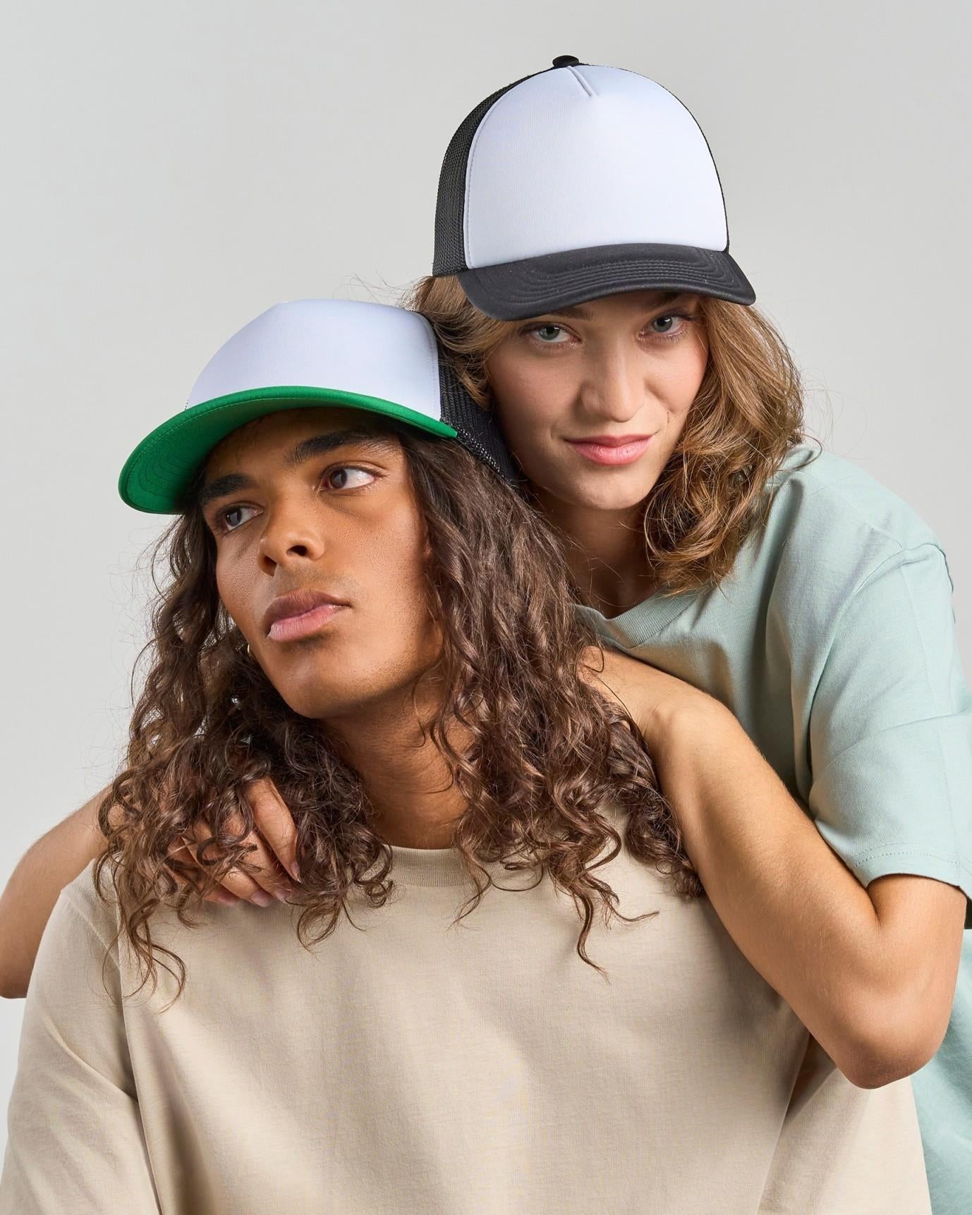 ACRPPR - Atlantis Rapper S 5 Panel Structured Foam Mid Profile Curved Visor Recycled Trucker Cap
