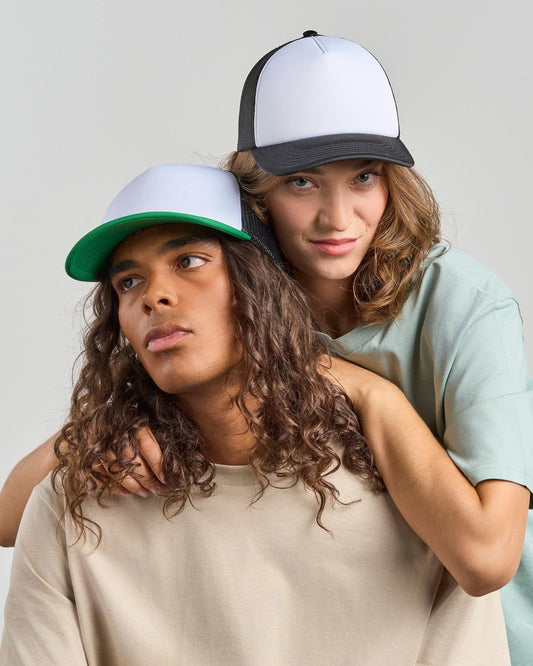 ACRPPR - Atlantis Rapper S 5 Panel Structured Foam Mid Profile Curved Visor Recycled Trucker Cap