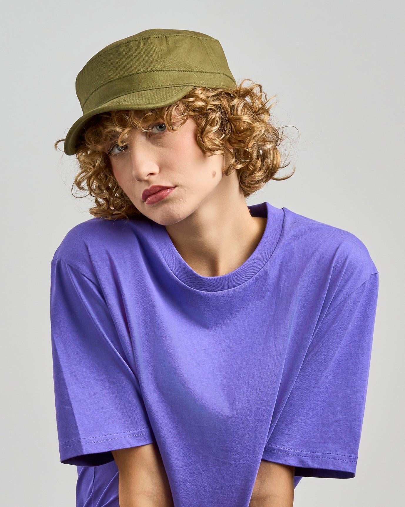 ACTNKS - Atlantis Tank S 1 Panel Unstructured Curved Visor Organic Military Cap