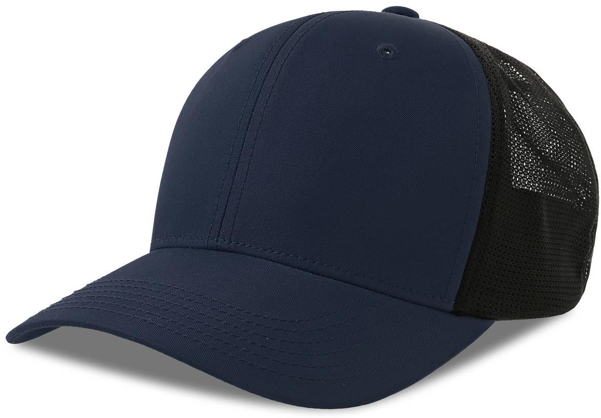 ACNILA - Atlantis Nila 6 Panel Structured Low Profile Mid Visor Stretch Fully Closed Recycled Trucker Cap
