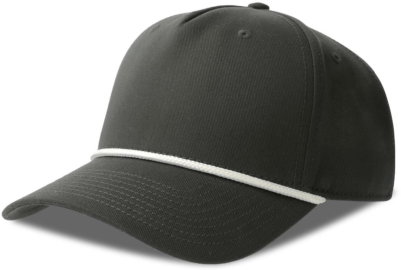 ACPAKA - Atlantis Paka 5 Panel Structured High Profile Mid Visor With Rope Recycled Cap