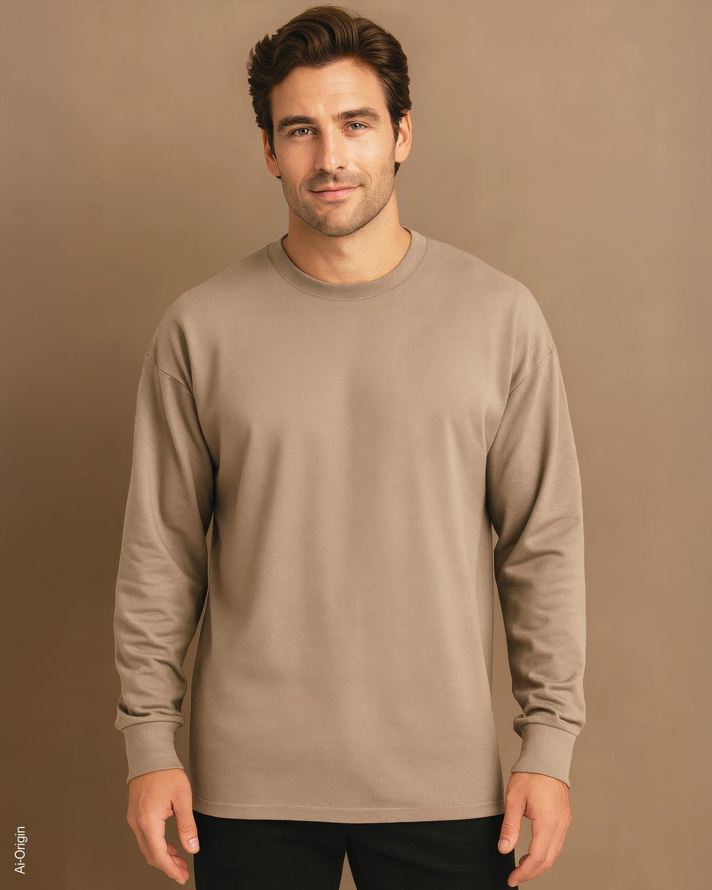 N7211 - NLA Heavyweight Combed 230 Oversize Fit L/S Tee Adult