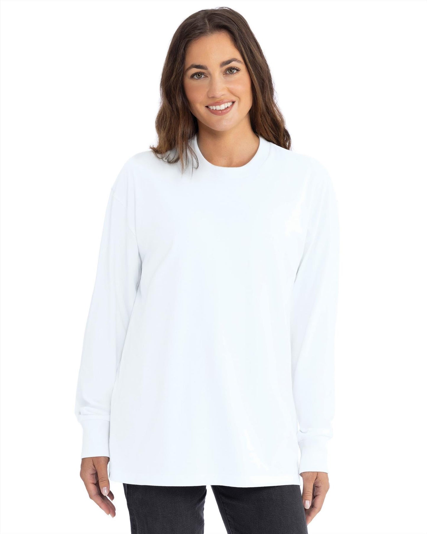 N7211 - NLA Heavyweight Combed 230 Oversize Fit L/S Tee Adult