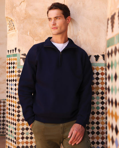 F62288 - FotL Iconic Premium Combed 300 Regular Fit Quarter Zip Sweat Adult