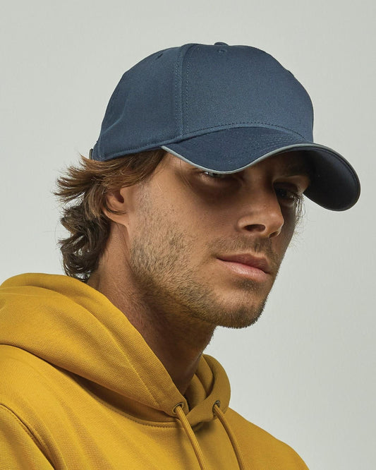 ACREFL - Atlantis# Reflect 6 Panel Reflective Piping Baseball Cap