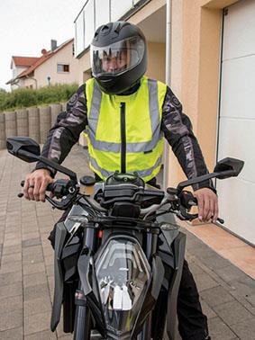 KXMOTO - Korntex# Hi Vis 120 Biker Safety Vest Adult