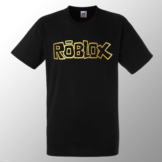 Kids Rob lox Boys Girls Gaming Xbox Gamer Hoodie T Shirt Hoody Gift Winter Gold