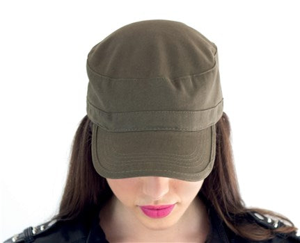 TANK MILITARY CAP BRUSHED COTTON ADULT
